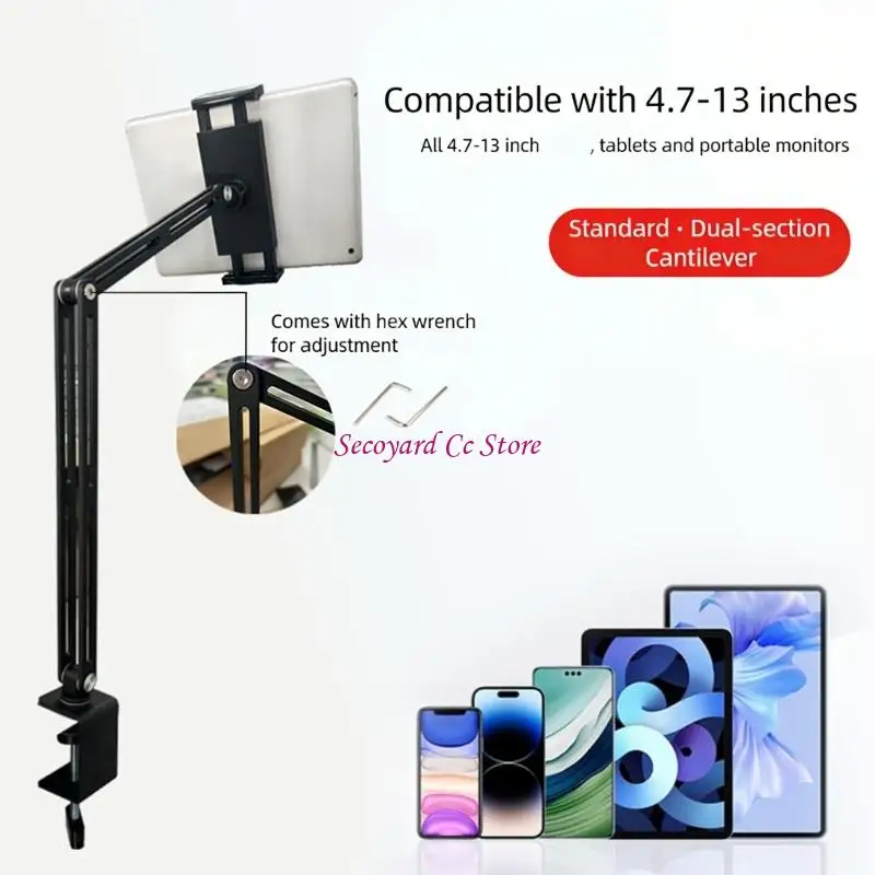 N3UC Modern Tablets Mount Bracket For Study And Entertainment Easy To Install Design