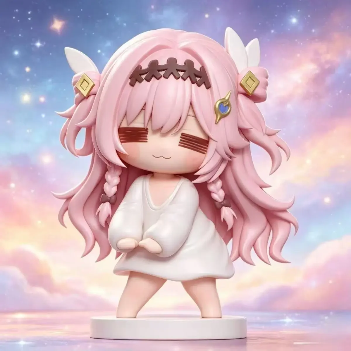 Q Version Dania Figure Anime Model Cute Chibi Dania Collectible Figurine Desk Decor Ornament Anime Game Gift Collectible Figure