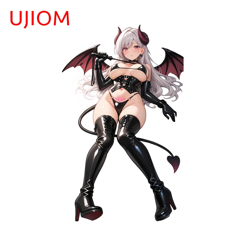 UJIOM مغر شيطان فتاة كبيرة الثدي الجدار ملصق ساحر جودة عالية منفعل صائق مناسبة لنافذة Vestibulec ديكور #3