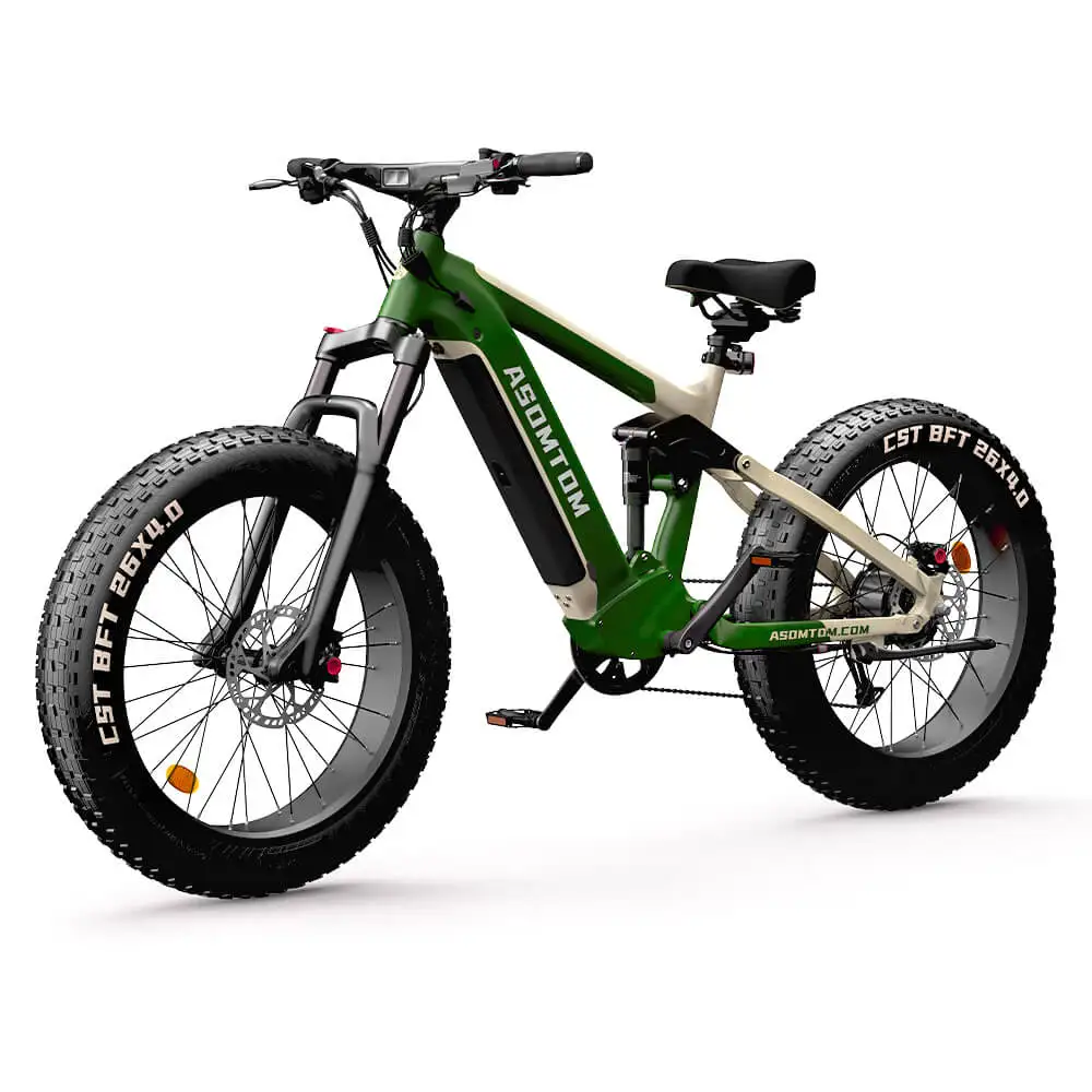 SR6 LG Battery EBike Four Link Suspension System 750W 26inch Beach Snow City Urban Commuter Fat Tire Mountain Dirt Electric bike