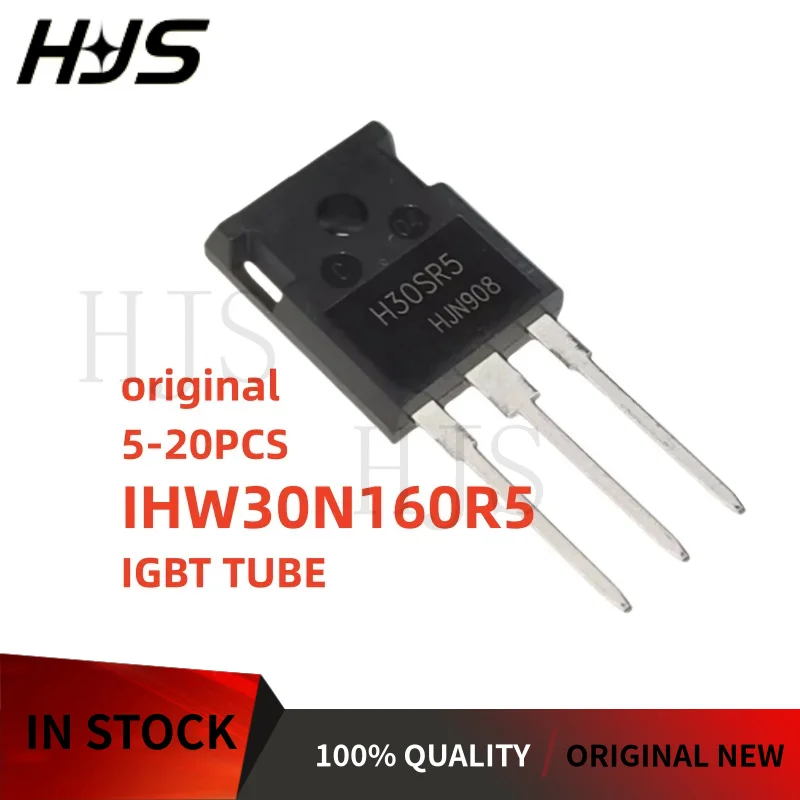 5~20PCS Original New H30SR5 IHW30N160R5 1600V/30A IGBT Tube for Induction cooker TransistorTO-247