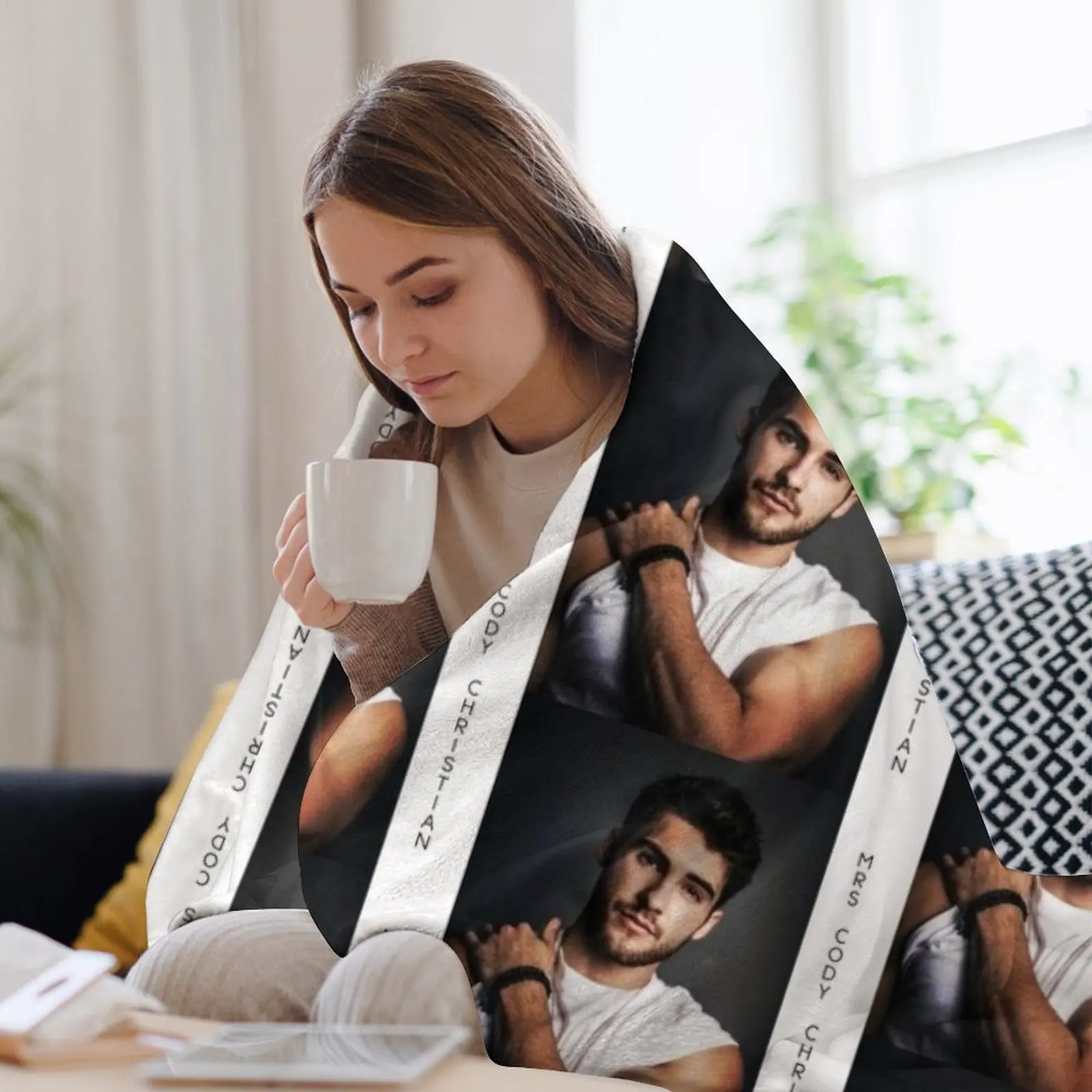 Cody christian ( waarom, waarom is waarom niet) Gooi deken Enkel Zomerbeddengoed Dekens voor bed Troosterdekens