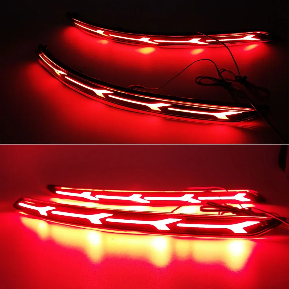 

Car LED Reflector Light For Hyundai Elantra 2016 2017 2018 2019 2020 Rear Light Brake Lamp Taillight Back Fog Light Warning