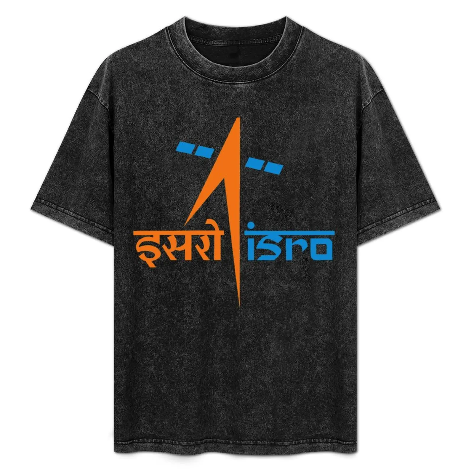 ISRO (Indian Space Research Organization) Logo T-Shirt blanks blue archive summer top anime clothes oversized t shirts for men