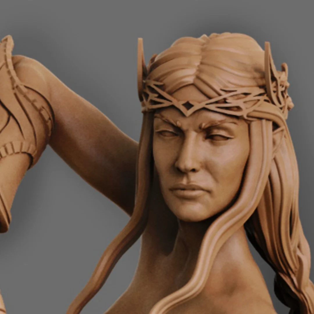 

1/24 Scale Resin Figure elf queen Nsfw Assemble Model Kit Unassembled and Unpainted 3D printing DIY toy