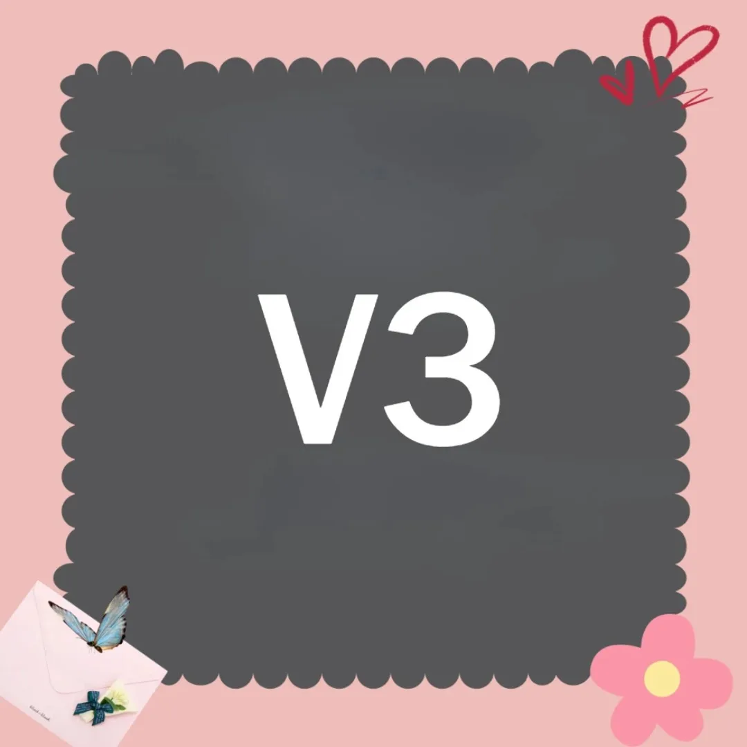 2025 V3 Plush Doll Cute Cartoon Blind Box Toy, Vinyl Doll Surprise Box Keychain Birthday Gift image 4