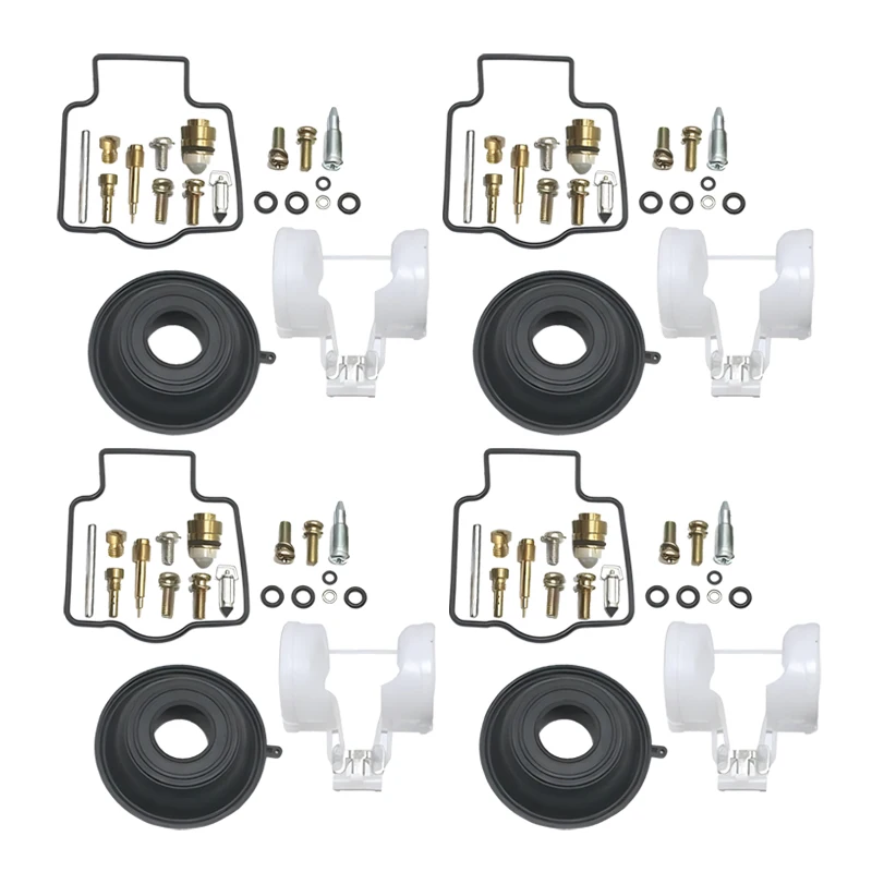 

Набор для Ремонта Карбюратора мотоцикла, поплавок с диафрагмой, 4 комплекта, подходит для Kawasaki ZX600 Ninja ZX6R ZZR600
