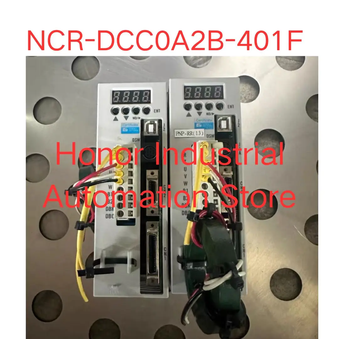 

used NCR-DCC0A2B-401F servo driver