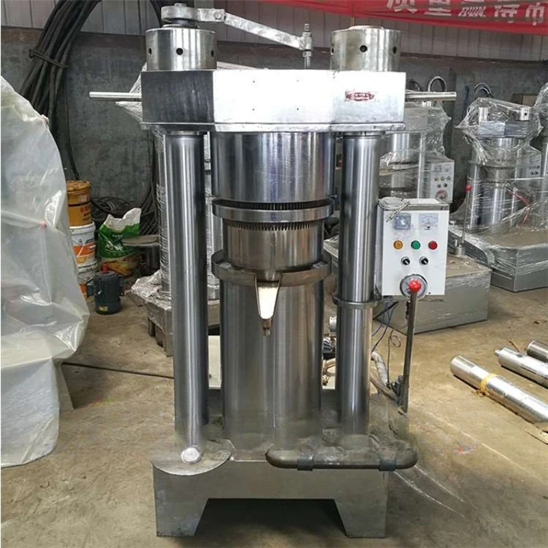 Automatic oil press, commercial automatic hydraulic oil press, peanut rapeseed spiral oil press