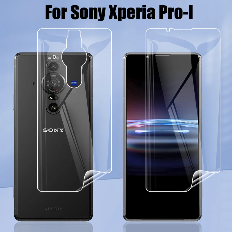 3PCS Matte Hydrogel Film for Sony Xperia Pro-I Screen Protector For Sony Xperia 1 5 V 2023 Front and Back Protective Film