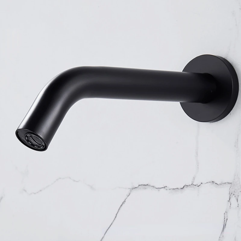 Black Kitchen Touchless Faucets in-Wall Infrared Sink Mixers Wall Mount Antique Bathroom Smart Faucet Smart Sensor Vanity Tap