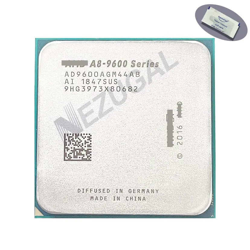 

A8-9600 A8 9600 AD9600AGM44AB AD9600AGABBOX 3.1 Ghz Quad Core 2M 65W AM4 CPU processor