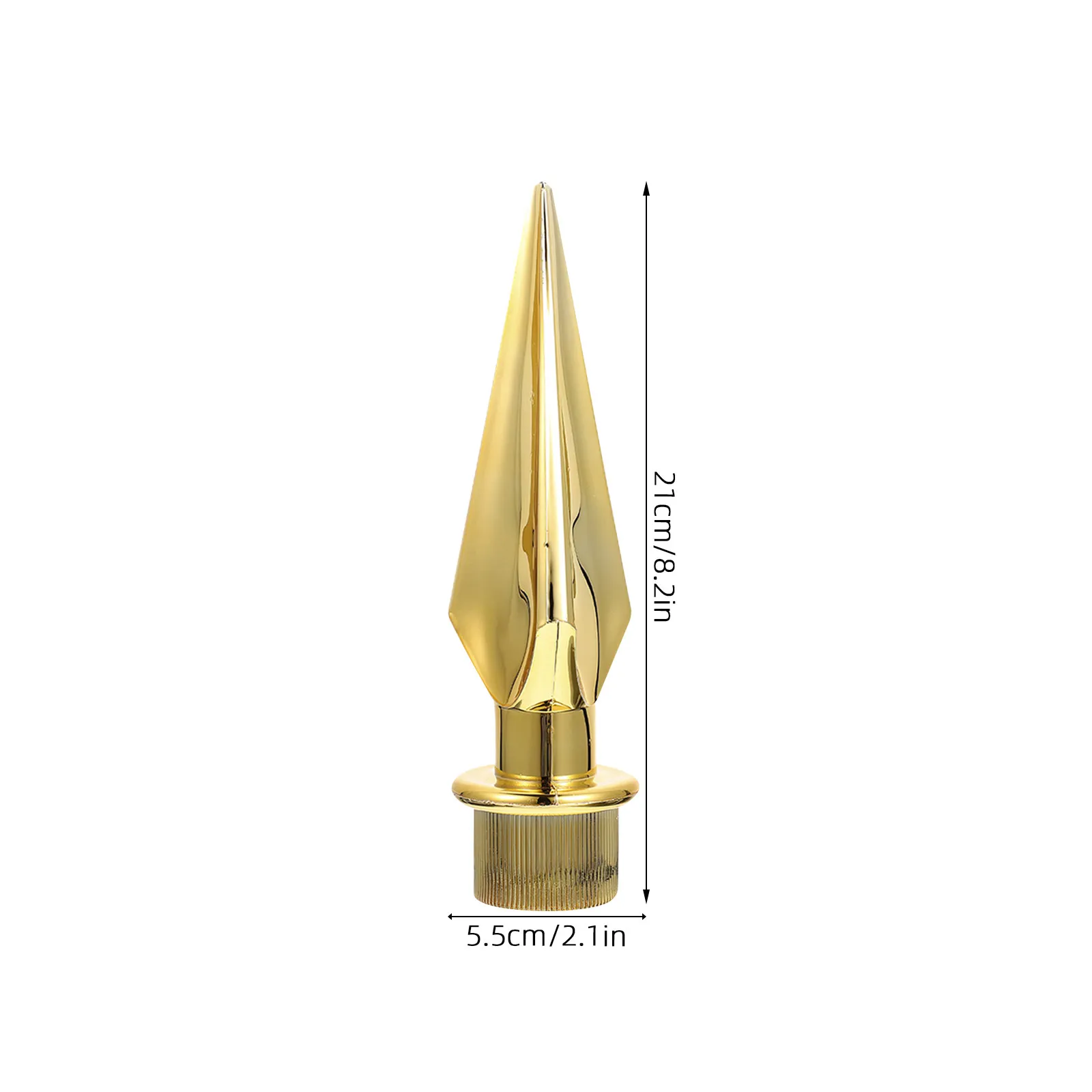 3Pcs Flagpole Topper Weather Resistant Plastic Flag Pole Finial Toppers Outdoor Flag Pole Decor Replacement Multi Use Elegant