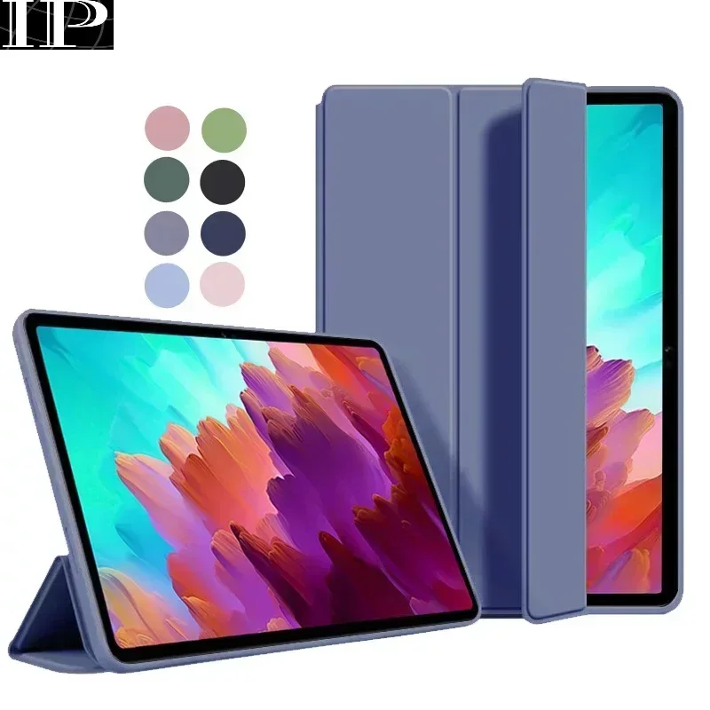 Funda magnética para Samsung Galaxy Tab A9 Plus, funda trasera de TPU suave con soporte abatible de PU de 11 pulgadas para Galaxy Tab A9 + 2023 SM-X210 X216