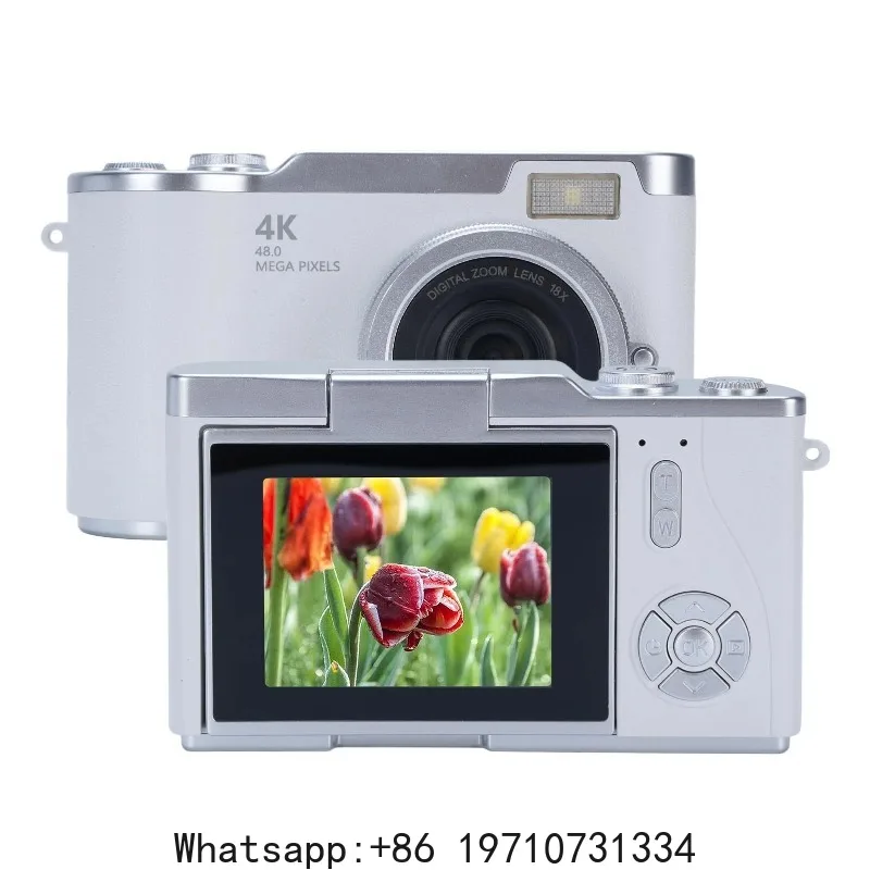 1080P 48MP Digital Zoom Photography Camera 2.4 Inch HD Display 18X Electronic Zoom Video Camera Versatile Flip Screen