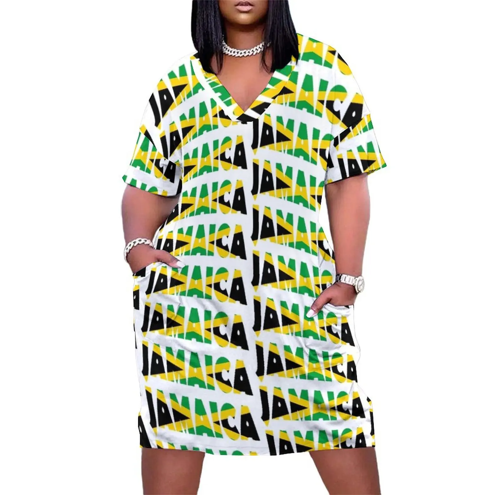 

Jamaica Loose Pocket Dress Bridesmaid dress woman birthday dresses for women women long dresses