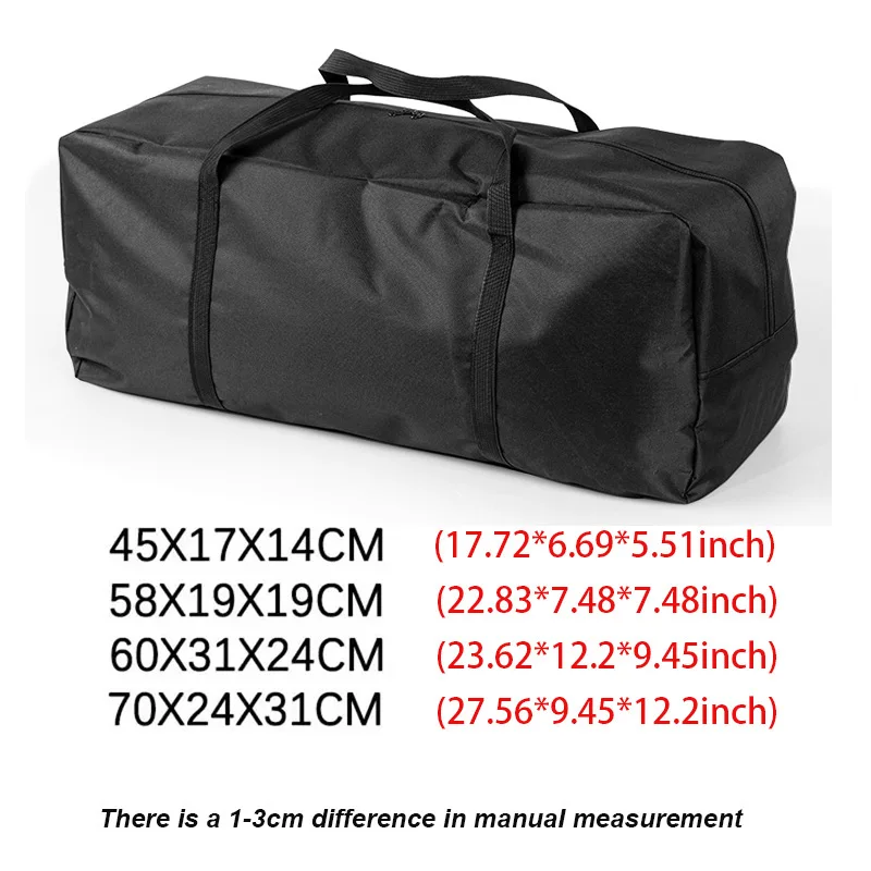 Sac de rangement grande capacité pour tente de camping, sac de déménagement robuste en Oxford, sac de voyage étanche avec poignée pour pique-nique, sac de transport pour outils, offre spéciale