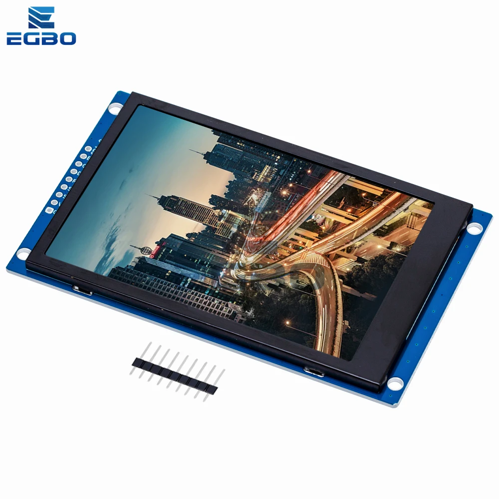 Egbo 3.5 Inch 320X480 Spi Tft Seriële Poort Module 5V/3.3V Pcb Adapter St7796 S Lcd-Scherm Voor Arduino