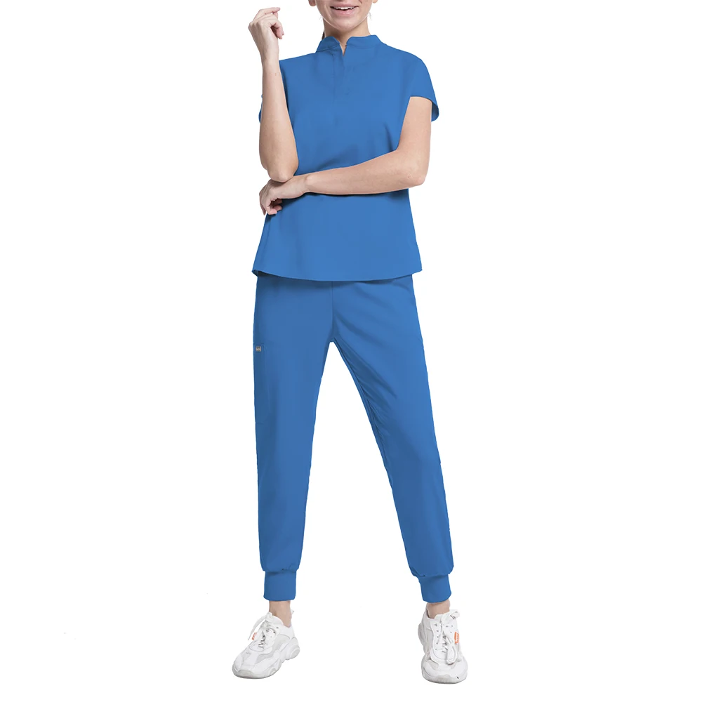 Traje de uniforme médico Unisex, ropa de trabajo de Hospital, cirugía médica, uniforme de enfermera, traje de dentista, Delgado, a la moda, Multicolor