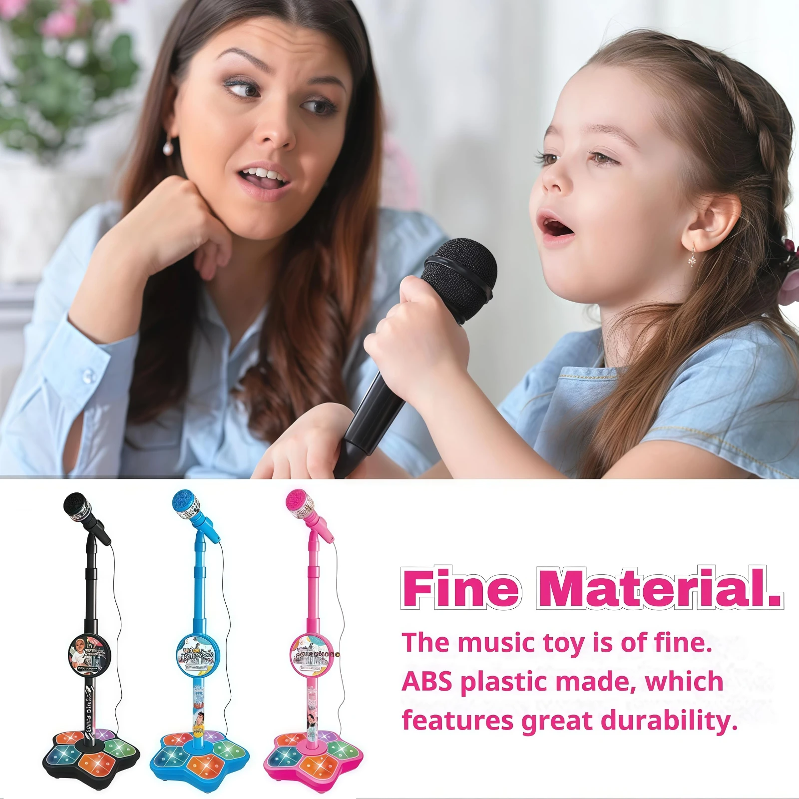Creative Microphone Toys Kid Boys Girls Star Little Singer Music Microphones Toy Children's Music Toys Holiday Gifts