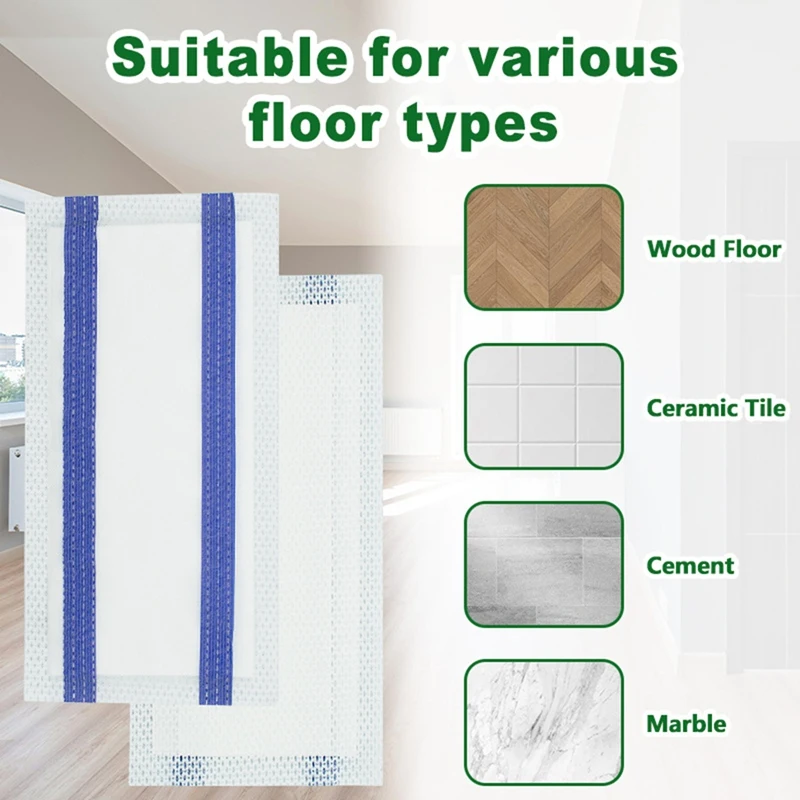 AU-Hardwood Floor Cleaner Spray Mop Pads, Multi Surface Sweeping Refill For Swiffer Wet Jet