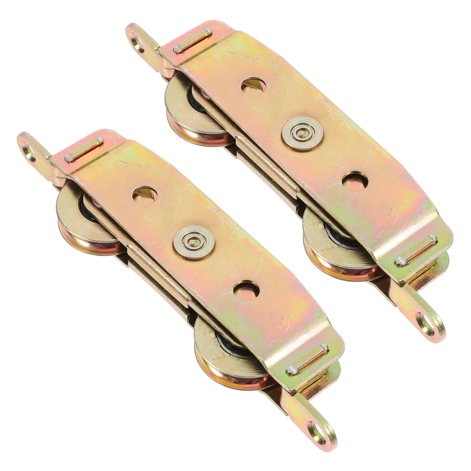 2Pcs Door Pulley Aluminum Alloy Sliding Roller Replacement for Cupboard Sliding Door Strong Bearing Window Roller