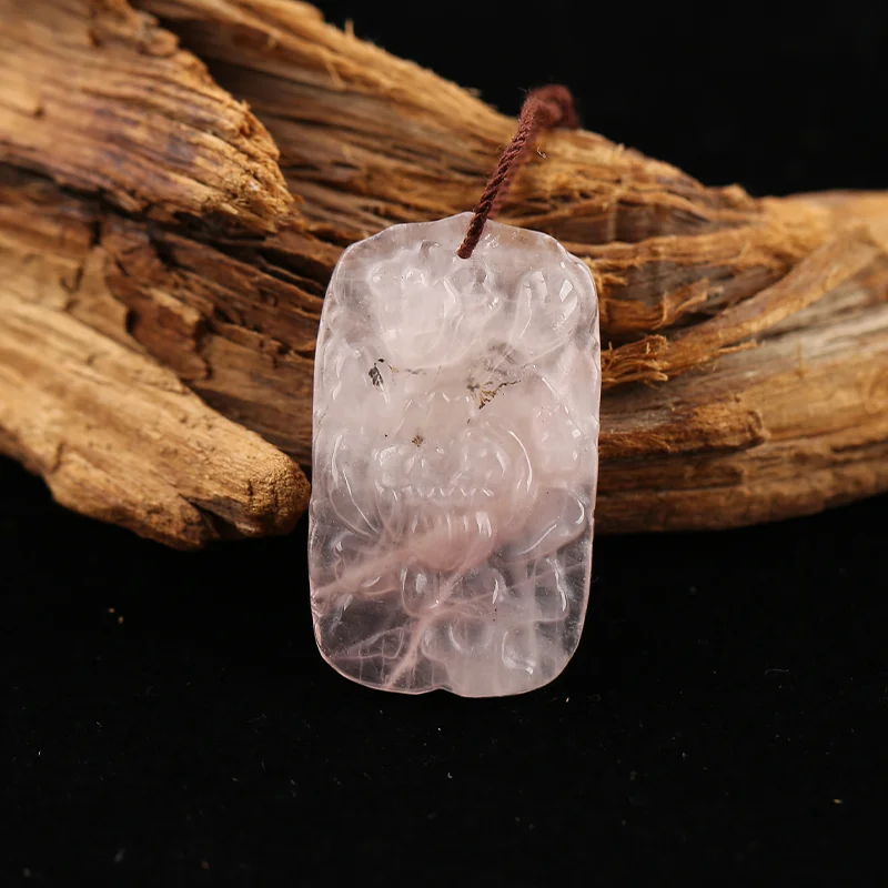 B&F Pink Quartz Earring Beads for Jewelry Making, Handmade Natural stones beads, Stones for jewelry Making Supplies