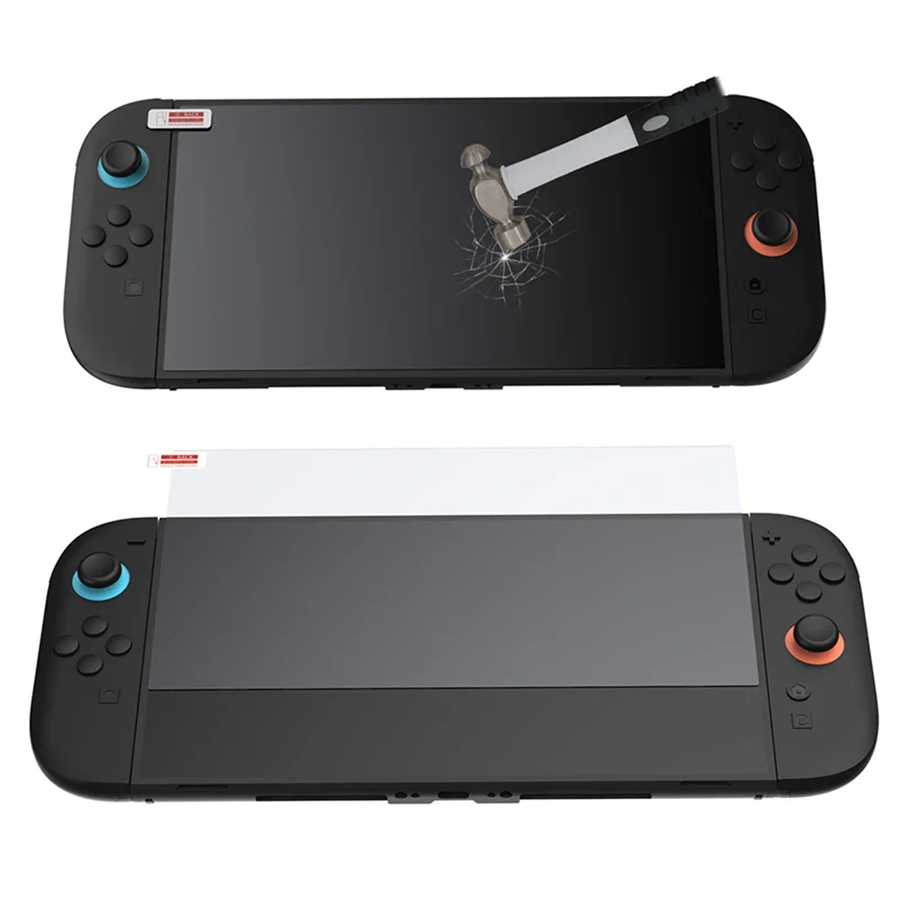 Protecteur d'écran pour Nintendo Switch 2, 2 pièces, Film en verre trempé Anti-lumière bleue, Film anti-rayures