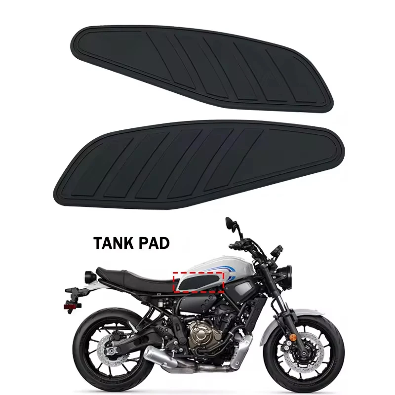 For Yamaha XSR700 Fuel Tank Pad XSR 700 2022 Gas Tank Pad Knee Grip Traction Pad Tank Non-slip Protector Stickers