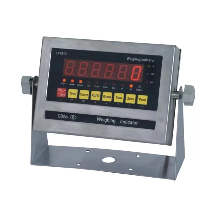 

Weighing LP7510 Weighbridge Bench Stainless Steel Platform Weight Floor Digital Weigh Truck Scale Terminal Indicator
