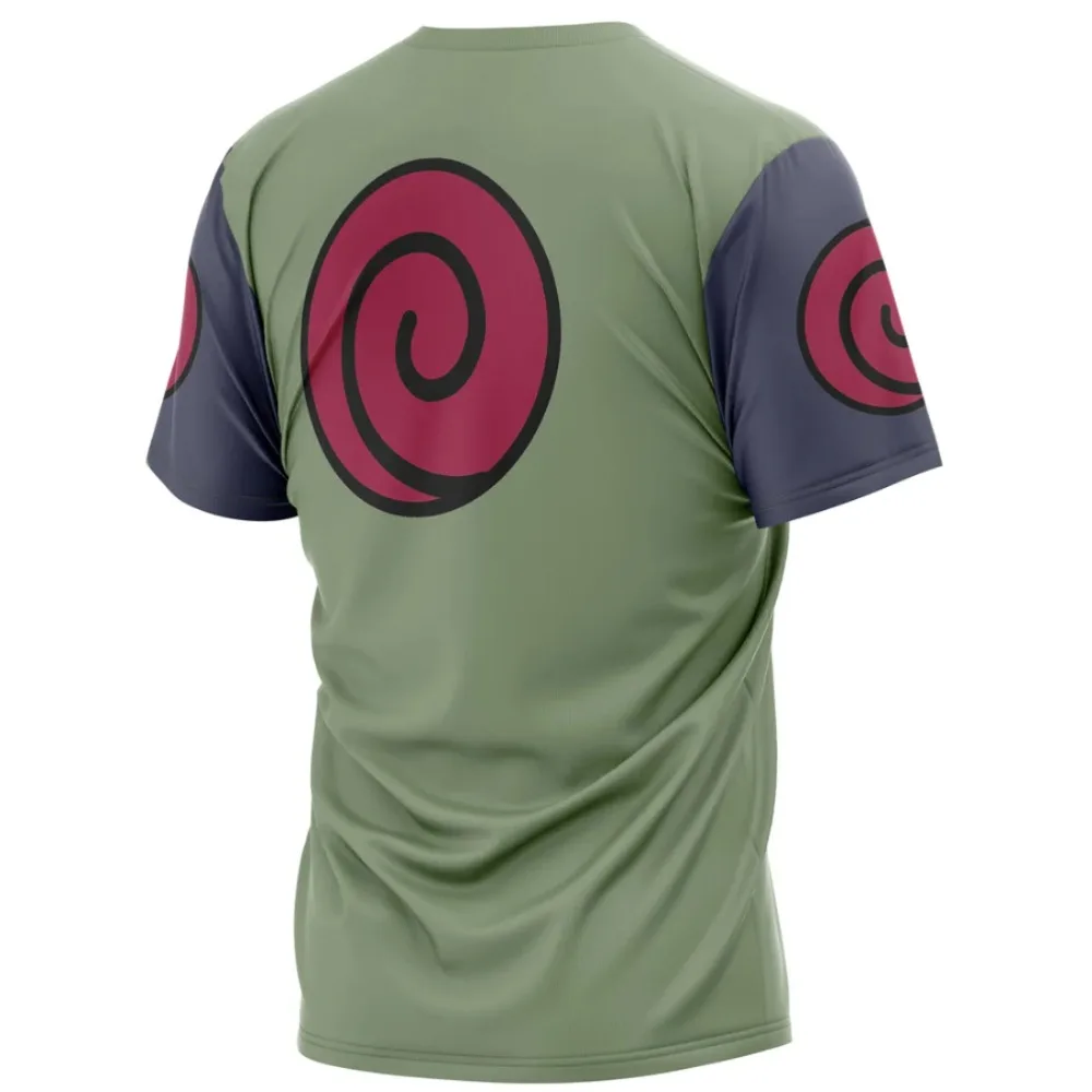 Naruto Anime Summer Short Sleeve T-Shirt Men Fashion Cosplay Clothing Vortex Naruto Sasuke 3D Printed Boys Short Sleeved Shirt