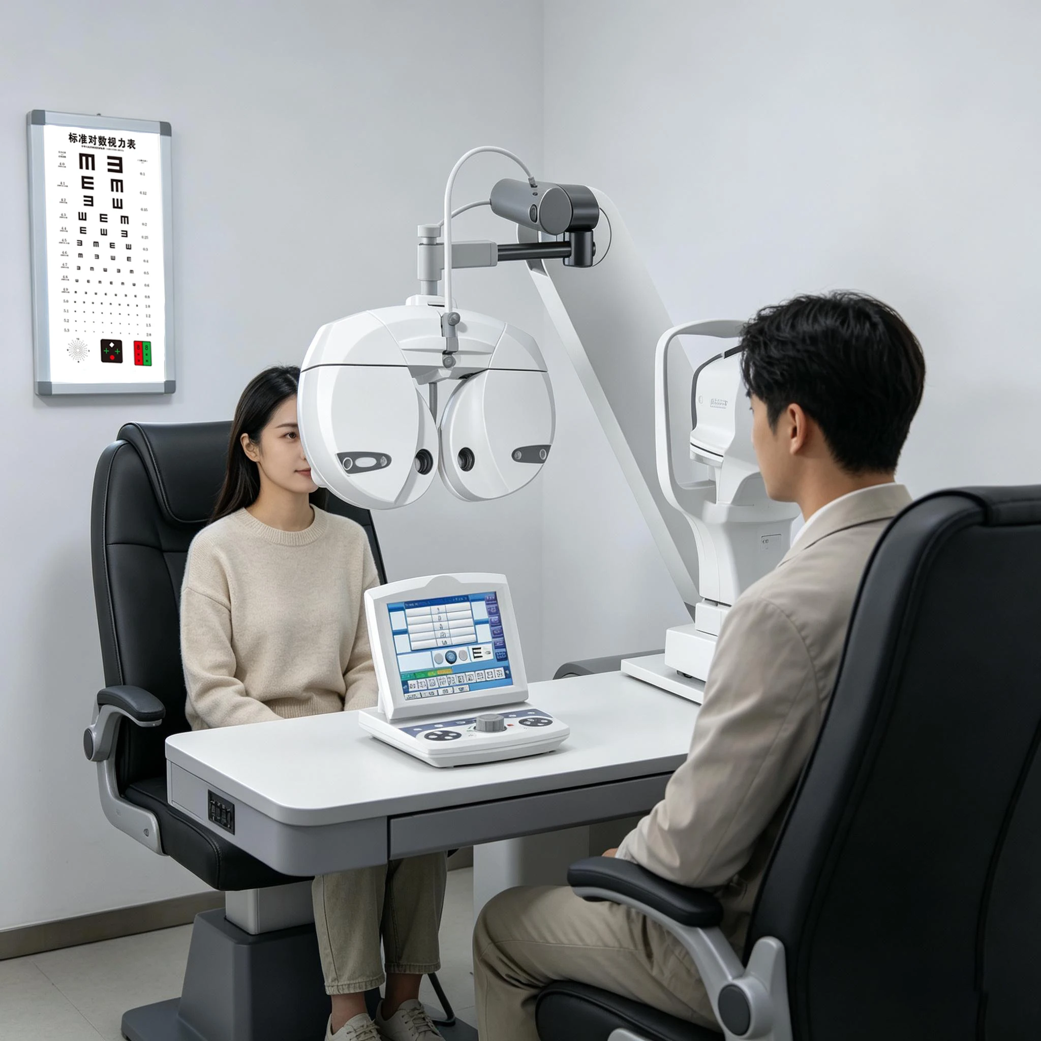 DP-800 New Arrival Digital Phoropter with Silent Operation and Console for Efficient Eye Exam Auto Vision Tester