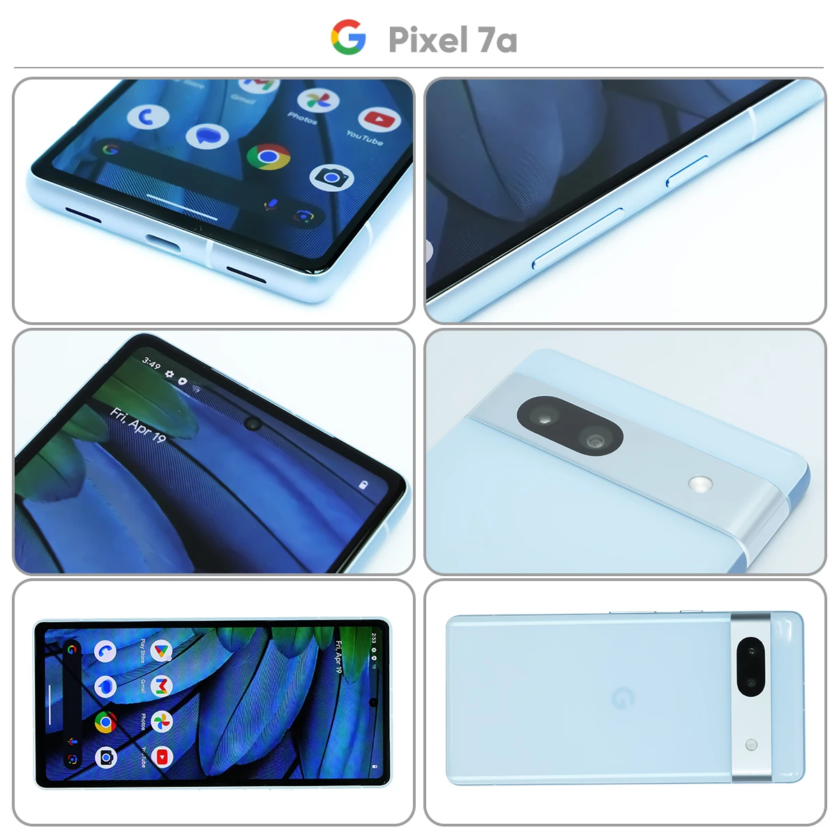 Google-móvil Pixel 7A, 8GB de RAM, 2023 GB de ROM, 128 pulgadas, NFC, ocho núcleos, Android 13, IP67, resistente al polvo/agua, 7a, novedad de 6,1