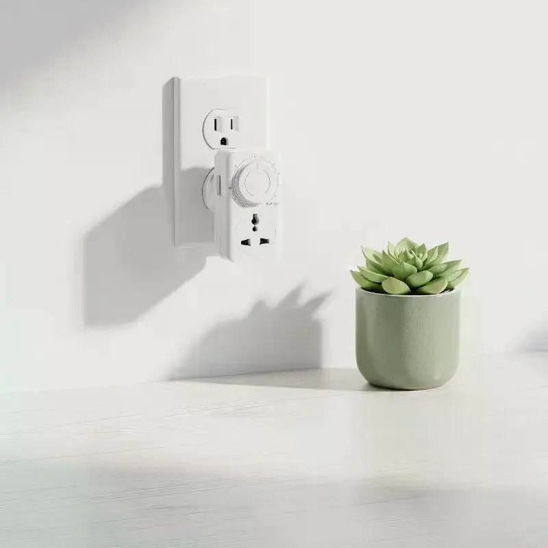German to Universal Grounded 13H Countdown Timer Socket Auto Power Off for Bathroom Hair Dryer Heater Safety Use