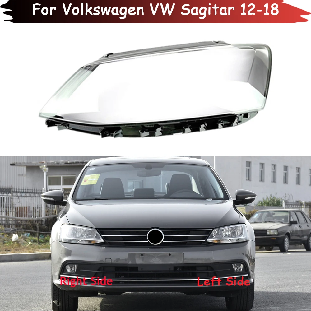 

For Volkswagen VW Sagitar 2012 2013 2014 2015 2016 2017 2018 Front Headlight Glass Cover Headlamps Transparent Shell Lens Case