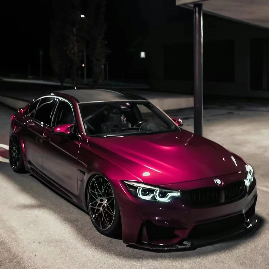 

ПЭТ-лайнер Автомобильная пленка Красный металлик Винил Как установка виниловой пленки DIY