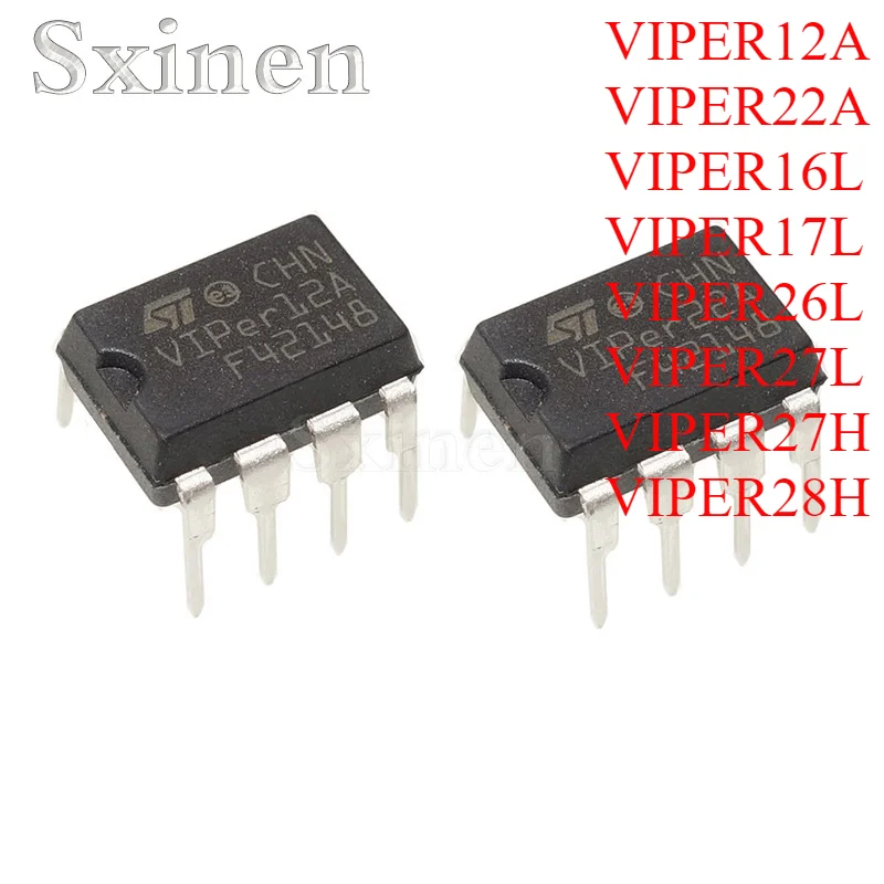 10PCS/LOT  VIPER12A  VIPER22A  VIPER16L  VIPER17L  VIPER26L  VIPER27L  VIPER27H  VIPER28H DIP7 DIP8