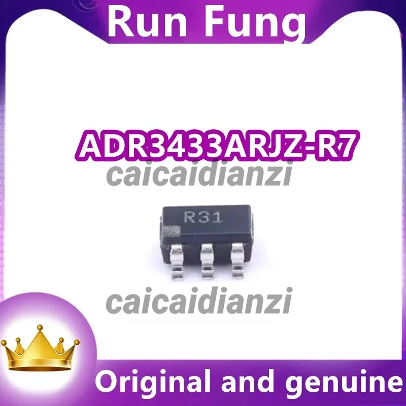 

10Pcs/Lot New Original ADR3433ARJZ-R7 ADR3433ARJZ Series Voltage Reference IC Fixed 3.3V V ±0.1% 10 mA SOT-23-6