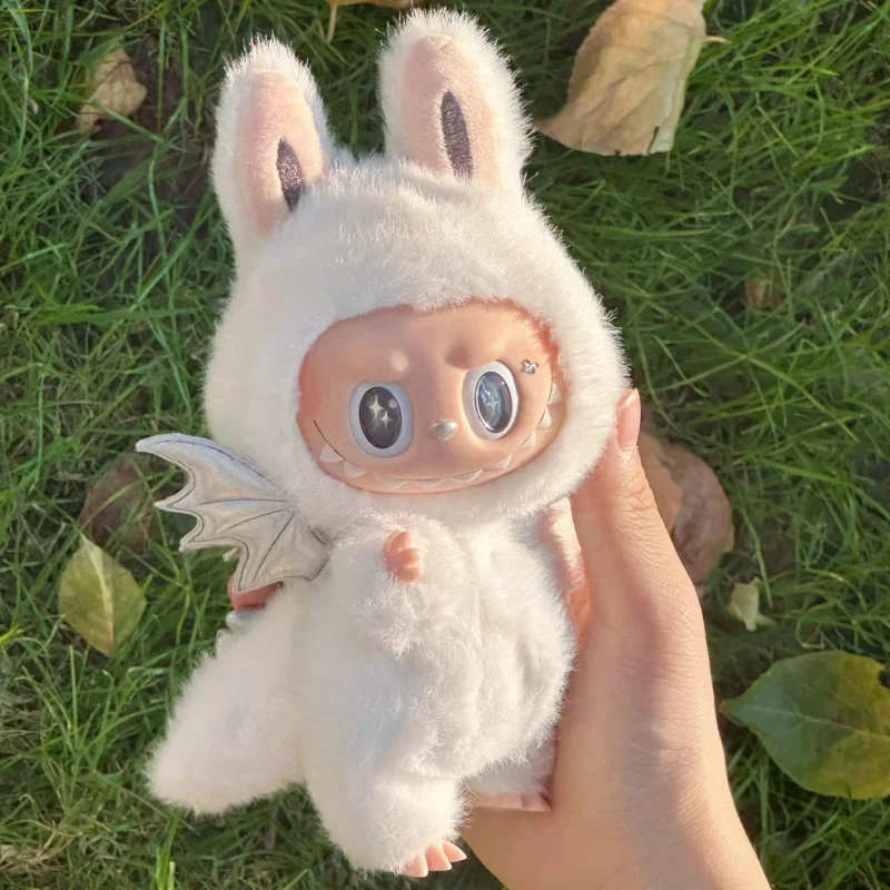 

New Monster Labubu Zimomo Angel Creative DIY Change Doll Figure Vinyl Pendant Doll Model Toy Replica Toy Xmas Gift Birthday Gift