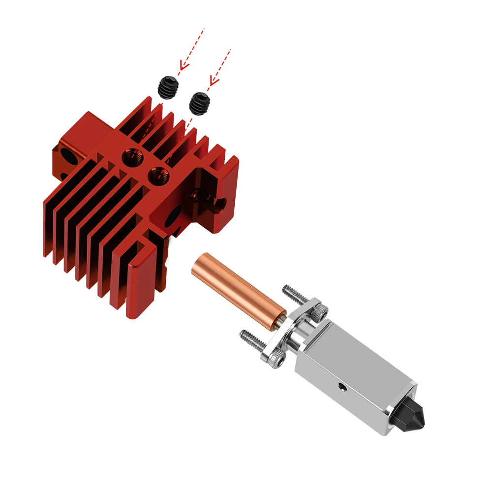 Bambu Lab Hotend Upgrade TZ 2.0 Version nozzle give CHT nozzle bambulab Bi Metal Fit Bamboo Bambulab X1X1C P1P P1S hotend