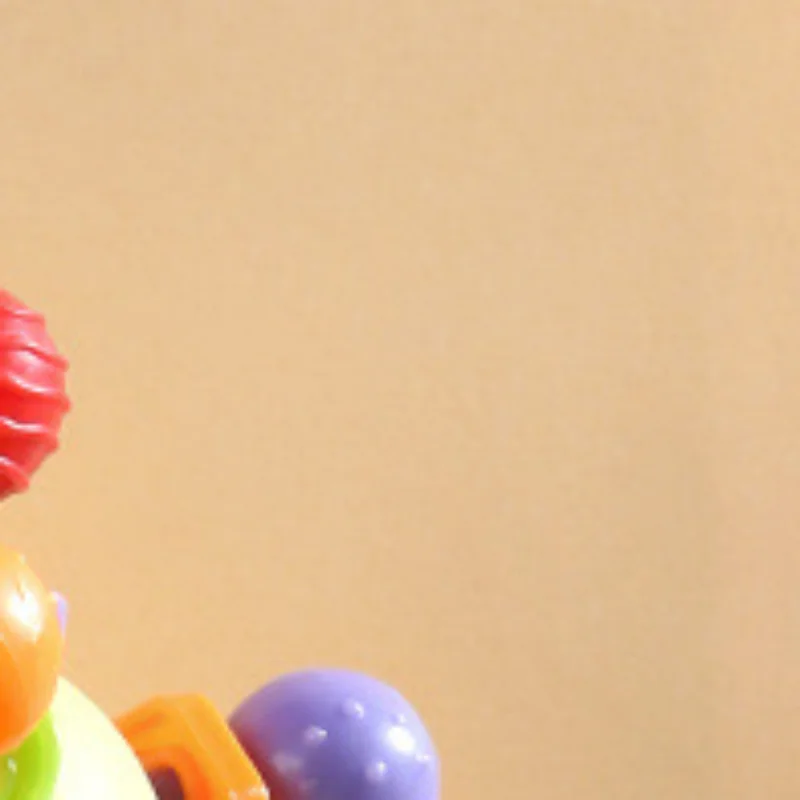 핸드 그립 볼 치아 접착제 맨해튼 씹는 소리와 휴대용 딸랑이 소리 장난감 신생아 유아 학습 발달 장난감