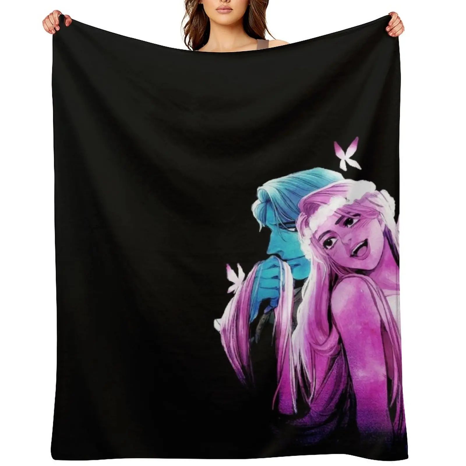 

Lore Olympus FanArt Tshirt - Lore Olympus Greek Mythology Sticker Throw Blanket Decoratives Hair Flannels Blankets