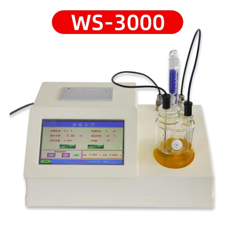 WS-3 Karl Fischer Trace Moisture Meter Metode Listrik Cartesian WS-3300/WS-3000