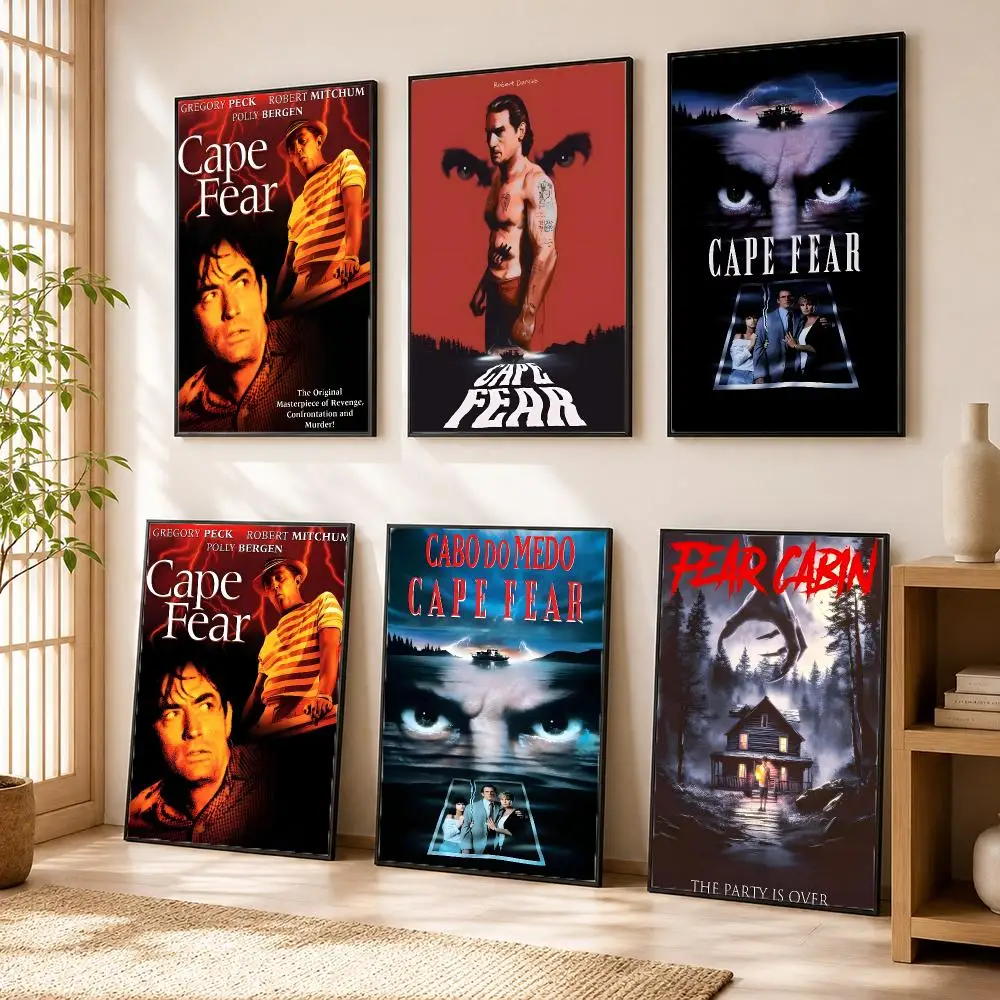 Movie C-Cape Fear Poster Modern Home Living Bedroom Bar Hallway Waterproof Wall Art Aesthetic Decor