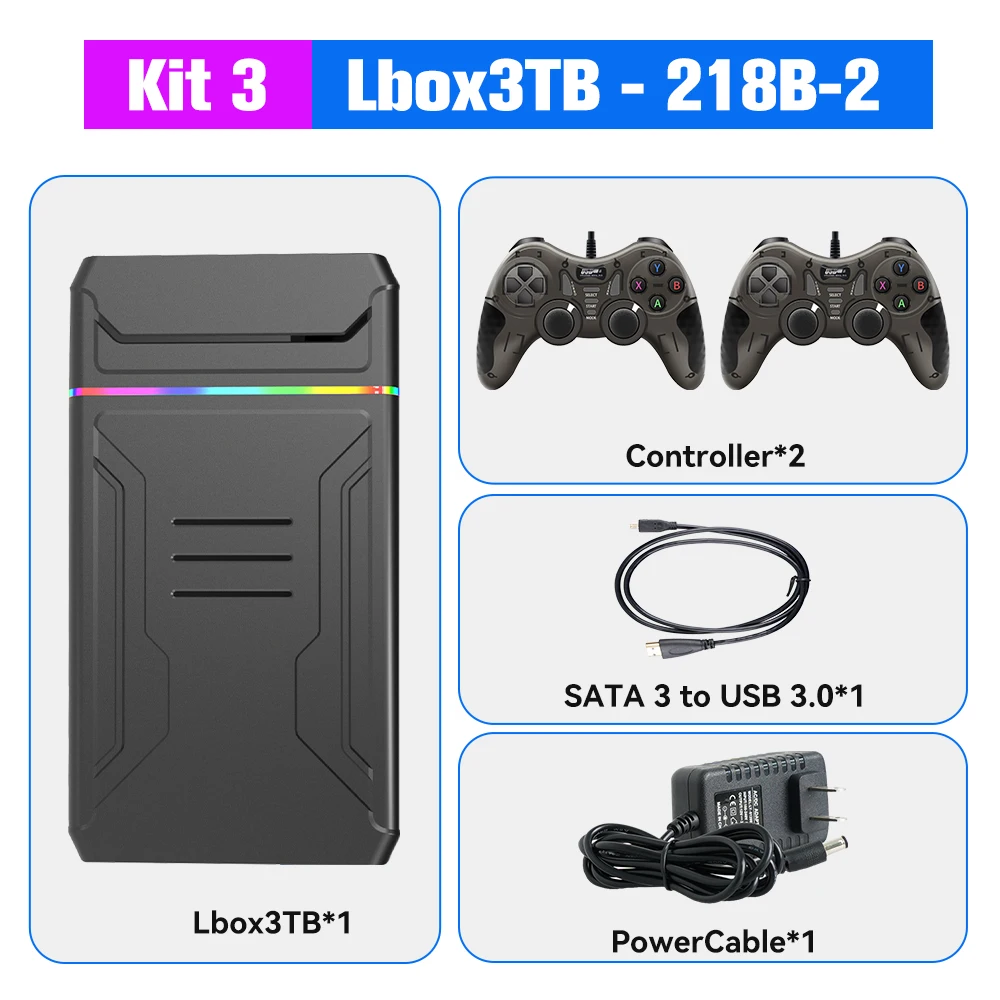 LaunchBox 3TB Game Hard Drive 10,000+ Games USB 3.0 for Windows PC 7