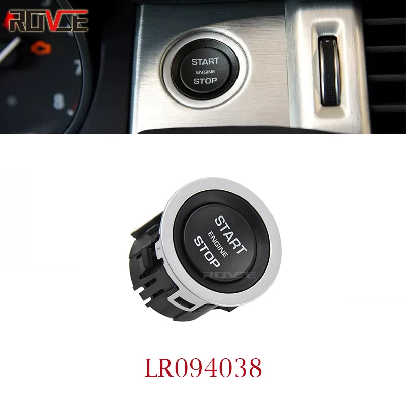 

ROVCE Stop Start Button Switch LR094038 Engine Push Switch For Land Rover Range Rover Vogue Sport Evoque Discovery Sport