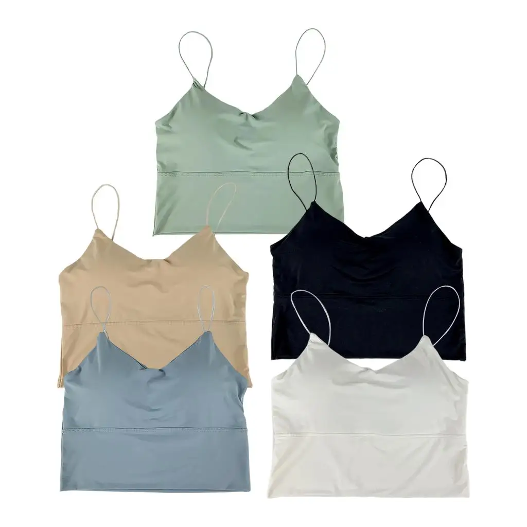 Sutiã esportivo feminino conforto acolchoado senhoras tops bralettes crop top para exercício