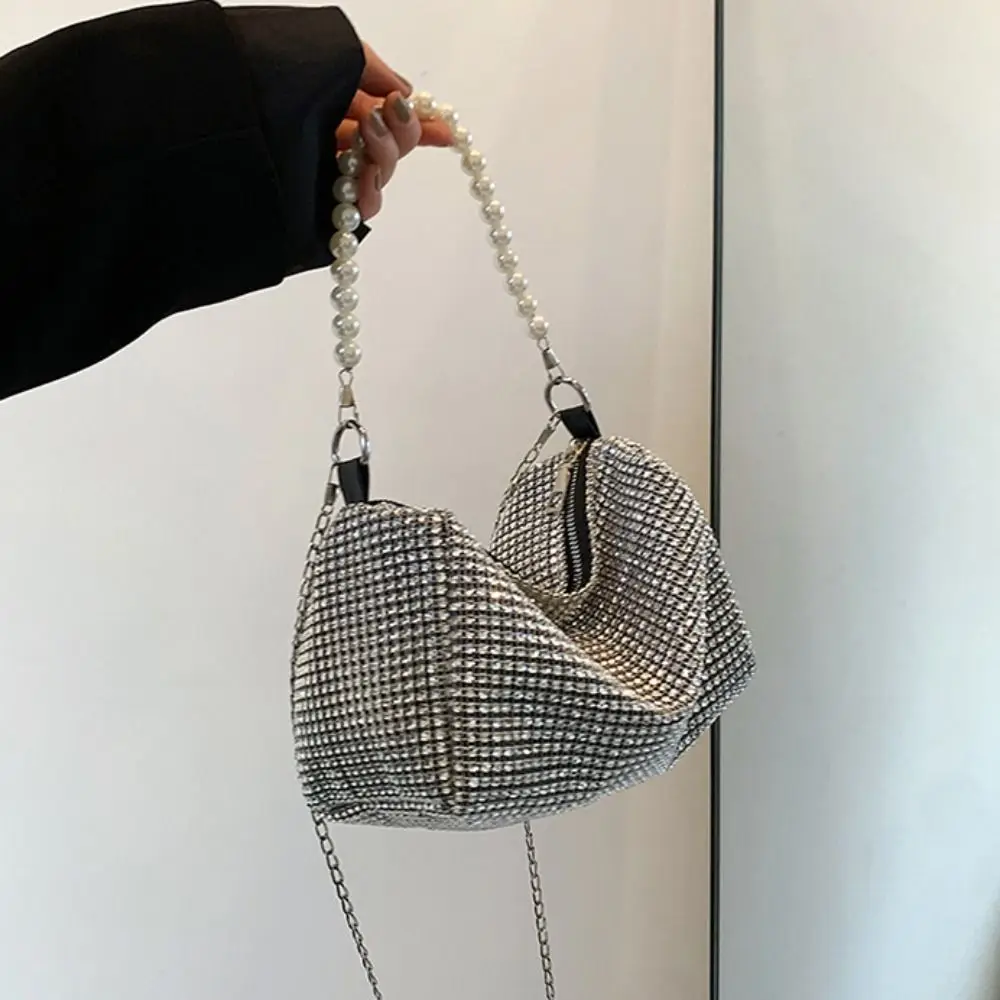 سعة كبيرة حجر الراين حقيبة يد الكتف الحقيبة الهاتف المحمول حقيبة صغيرة مربعة حقيبة وسادة حقيبة محفظة نسائية للعملات المعدنية المرأة حقيبة كتف فتاة