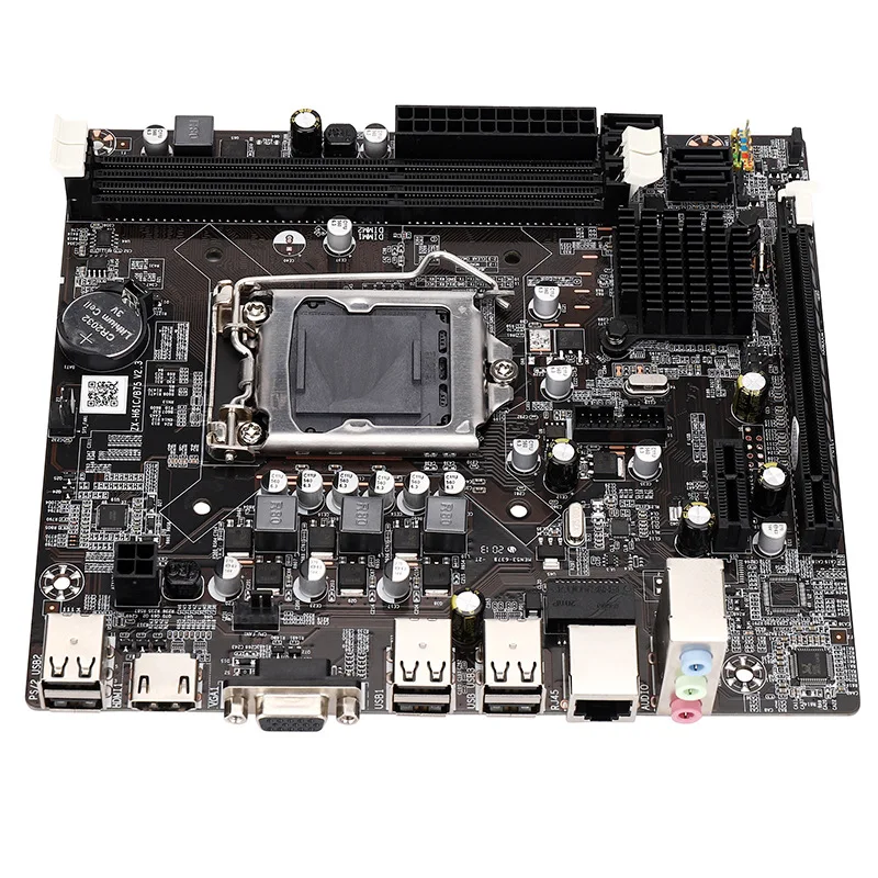 

H61 Motherboard LGA1155 DDR3 Dual Channel Support 16G Memory for LGA1155 Intel Celeron Pentium I3 I5 I7