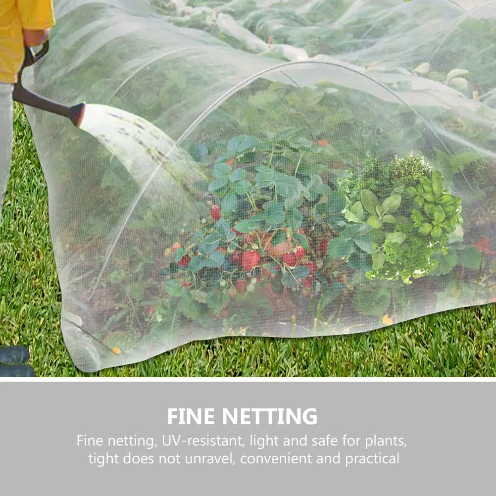 

Garden Mesh Netting for Plant Protection Insect Bird Deer Barrier Permeable Custom Size for Greenhouse